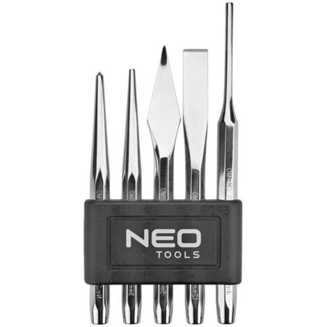 Jeu de poinçon, burins et chasse-goupilles NEO TOOLS 33-060