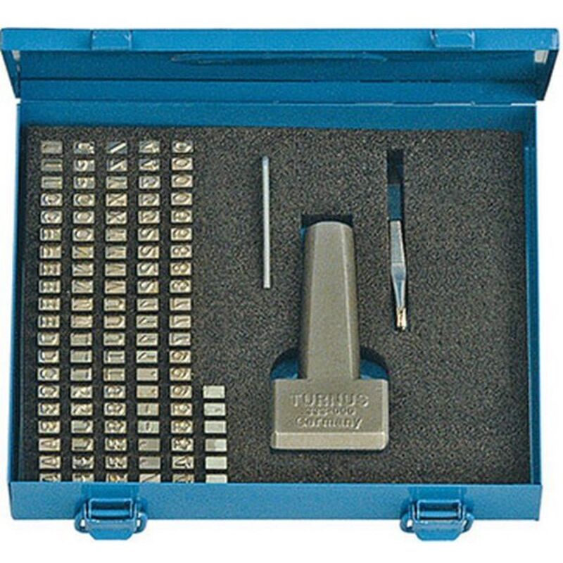 Turnus - Jeu de poinçons, Hauteur des caractères : 1,5 mm