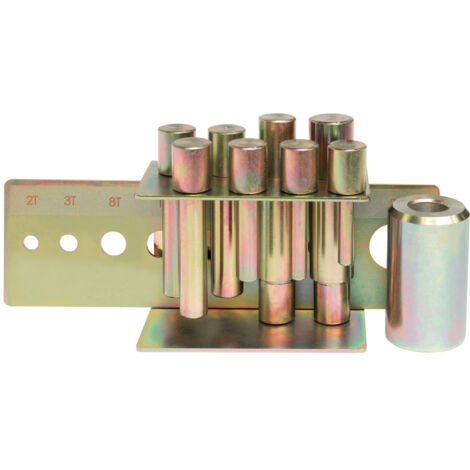 Jeu de poincons pour presses hydrauliques serie plus Holzmann dds25plus
