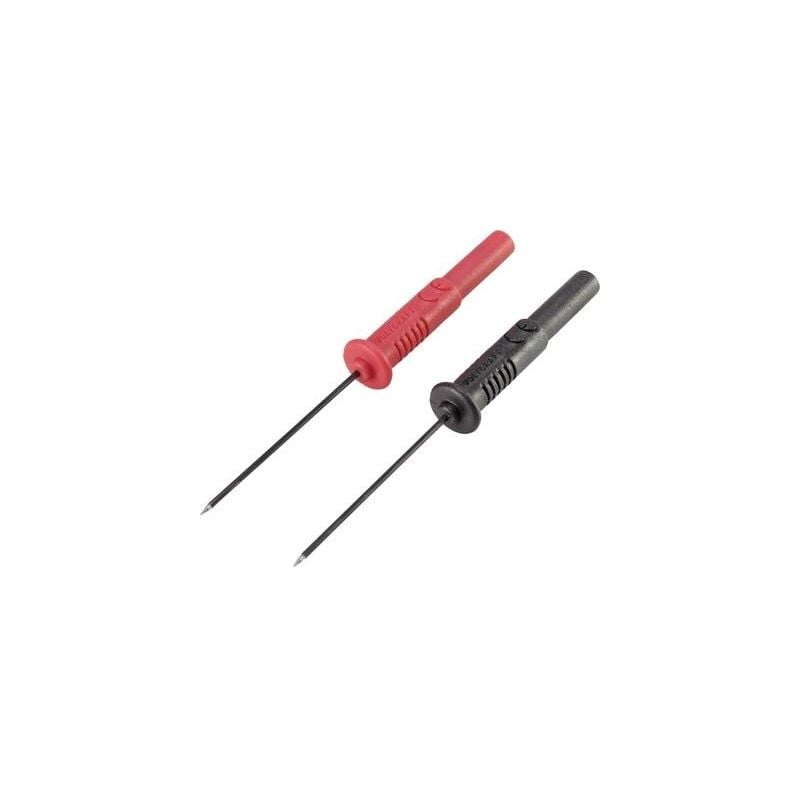 Jeu De Pointes De Touche De Sécurité Voltcraft Vc-8015055 Femelle 4 Mm Cat Ii 300 V Noir, Rouge 1 Set