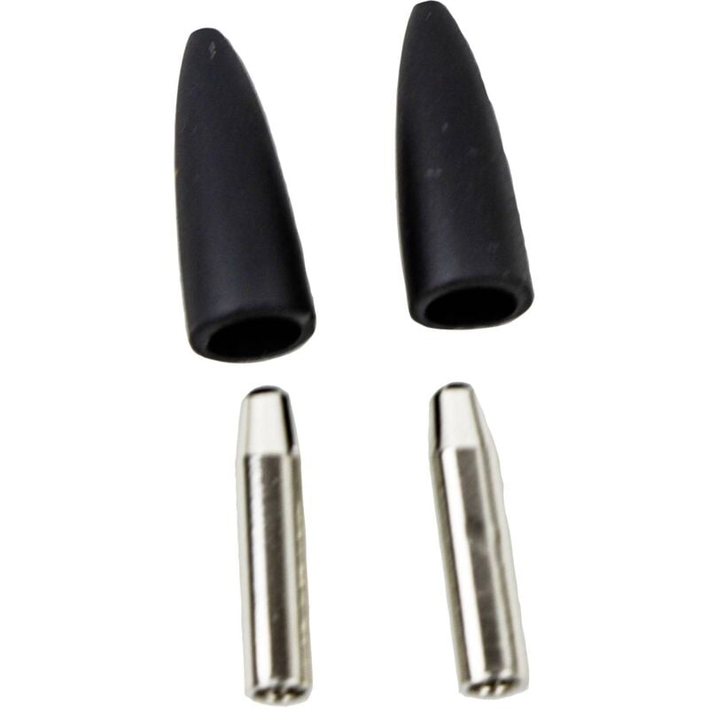 Jeu de pointes de touche Testboy Schraubbare Prüfspitzen Profi noir, argent 1 set