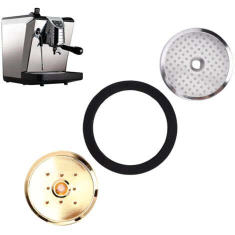 Jeu de Porte-filtre et Joint de Tête de Groupement 58mm pour Machines Café NUOVA et APPIA en Acier Inoxydable