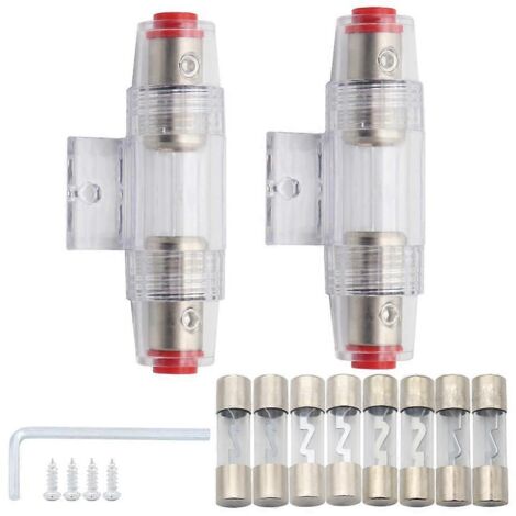 jeu de porte-fusibles 30A 60A 80A 100A pour autoradio (rénovation audio).