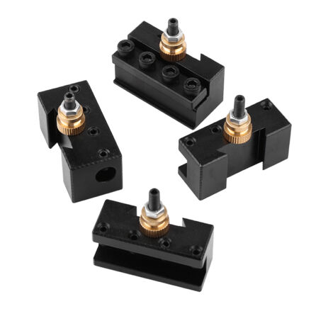 Jeu de porte-outil rapide et support pour mini-tour en alliage d'aluminium