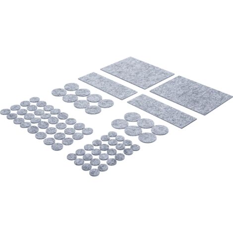 Jeu de protections antidérapants  gris tacheté  80 pièces