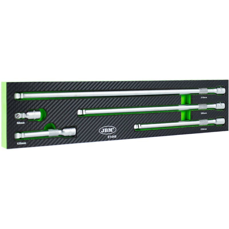 JBM - Ensemble de tiges d'extension à capuchon rond 1/2' 51448