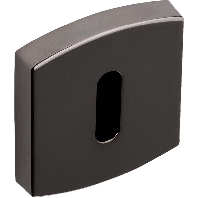 Jeu de rosaces pour béquilles MUZE et ARTIS diamant noir clé L - VACHETTE - 086607