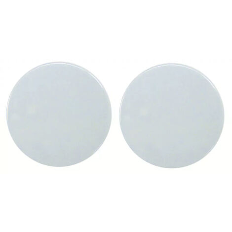 Jeu de rosaces R92/S80 (ø 52 mm - épaisseur 9 mm) - NORMBAU - NY.S 80 BDC - bec de cane - Blanc 19
