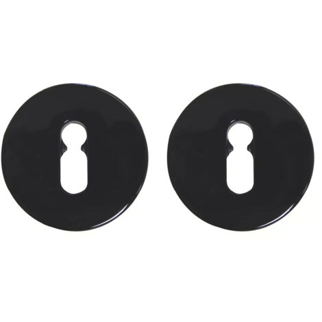 Jeu de rosaces R92/S80 (ø 52 mm - épaisseur 9 mm) - NORMBAU - NY.S 80 TDC - clé L - Noir 16