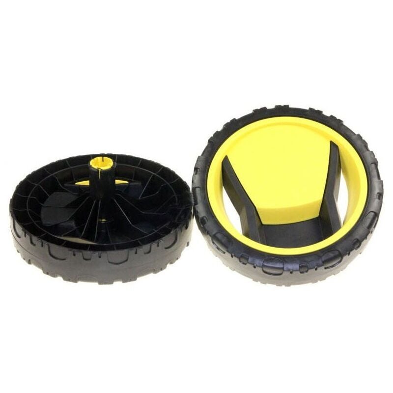 Karcher - Lot de 2 roues (diamètre : 19,2 cm) pour Nettoyeur Haute Pression K3-K4-K5 45153250