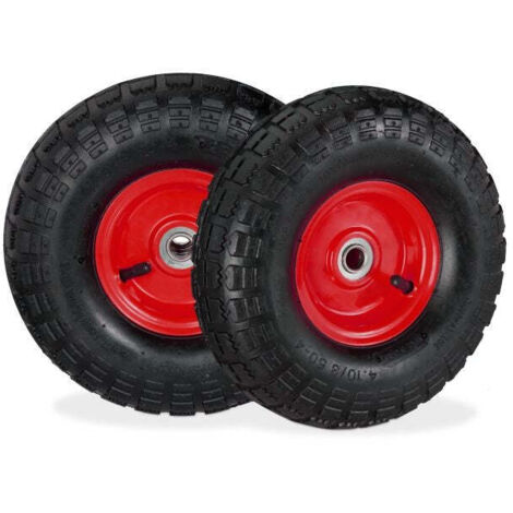 Jeu de roues pour camion sac avec 2 jantes en acier