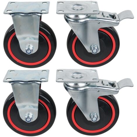 Jeu de roulements et de roues pivotantes RACINGline, incl. vis
