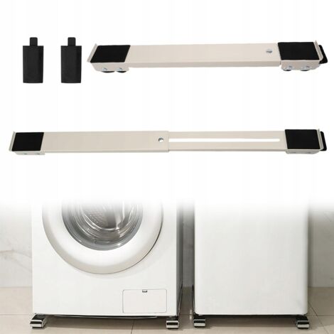 Jeu de roulettes pour le transport et le déplacement de meubles pour lave-linge et sèche-linge 300 kg