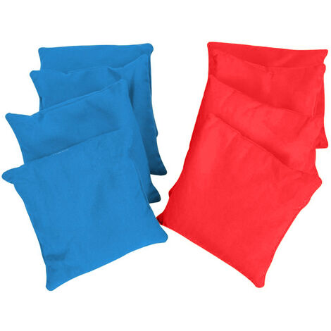 BEERCUP Jeu de sacs de Cornhole Jackpot remplis de granules plastiques 15 x 15 cm 400 g Lot de 8