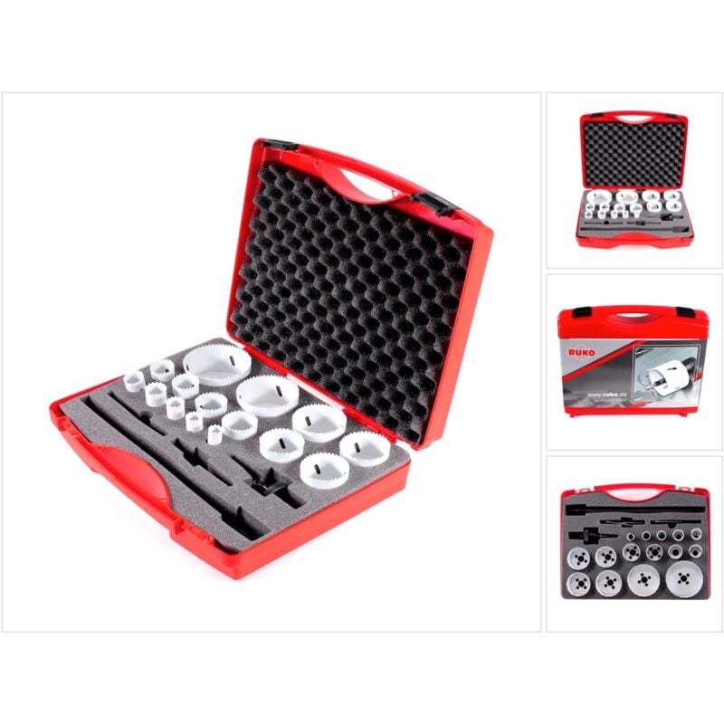 Ruko - 126318 Jeu de scies-cloches 21 pièces 1 pc(s) A733482