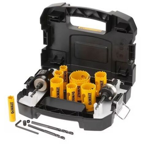 Jeu de scies cloches d'électricien BIM DEWALT, 11 pièces.