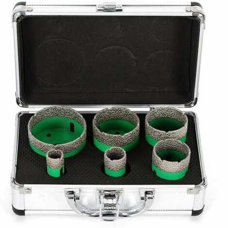 Jeu de scies cloches diamantées M14 avec 5 diamètres Marbre (20/25/42/50/55/68 mm)