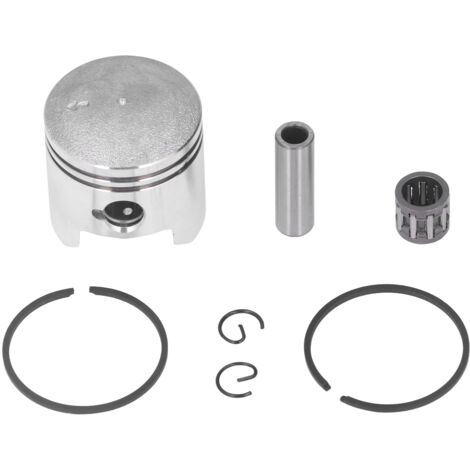 Jeu de Segments de Piston, Kit de Segments d'axe de Piston Kit de Reconstruction de Segment de Piston en Alliage d'acier de 40 Mm avec Accessoires pour 2 Temps 49 50.
