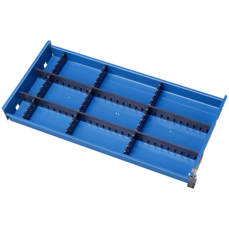 RAU - Jeu de séparations pour tiroirs LxPxH 70x280x40/65 3 + 2 barres de quadrillage