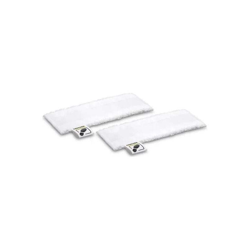 Karcher - Lot de 2 serpillères microfibre pour buse sol pour nettoyeur vapeur EasyFix 28632590