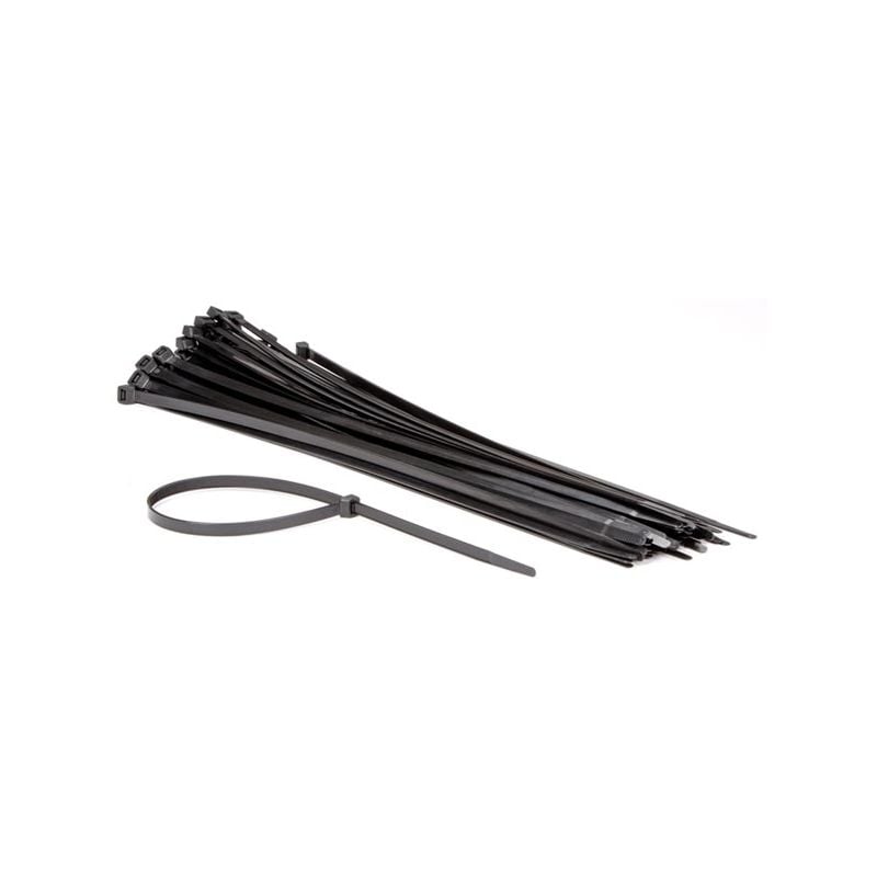 Colliers De Serrage En Nylon - 8.8 X 500 Mm - Noir (50 Pcs) Electricity Ectb500-50