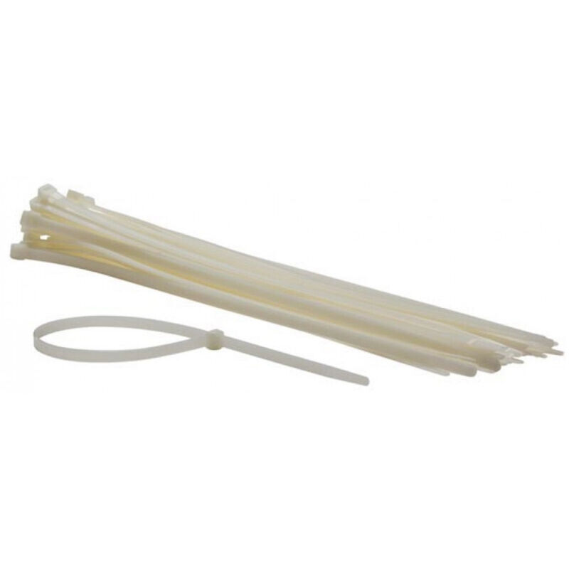 Perel - colliers de serrage en nylon - 8.8 x 500 mm - blanc (50 pcs) ECTW500-50