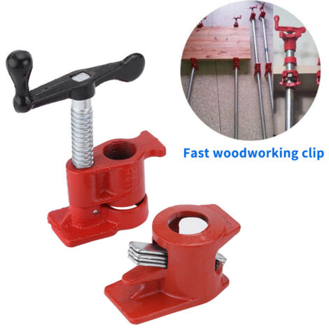 Jeu de serre-joints robustes pour tuyaux 19 mm (3/4 po) travail du bois