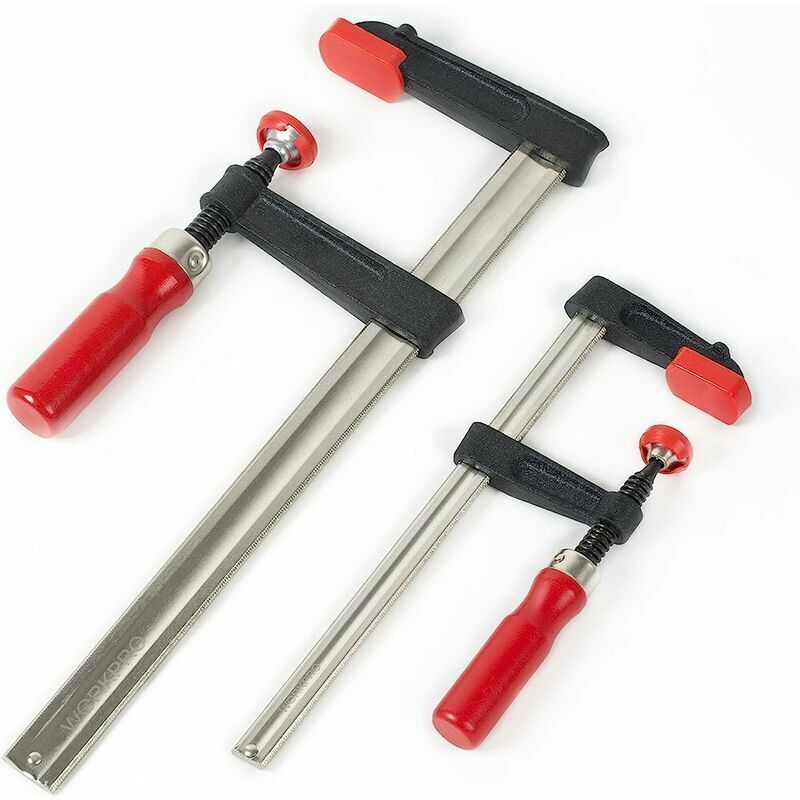 Jeu de Serres-joint Serrage Rapide Corps Métallique 50 x 200 mm, 80 x 300 mm 2 Pièces