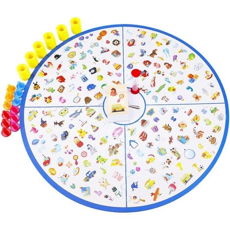 Jeu de société de mémoire d’Images correspondantes - Memory Matching Picture pour Enfants de 60 Ans