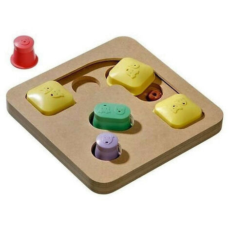 jeu de stratégie cache friandise DOGGY Brain train motion 25 x  25 x 5 cm pour chien - Karlie