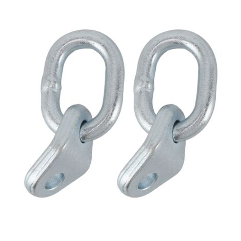 Jeu de supports de levage pour moteur Capacité de 5500 lb Boulon de levage en acier inoxydable pour niveleurs de charge et élingues