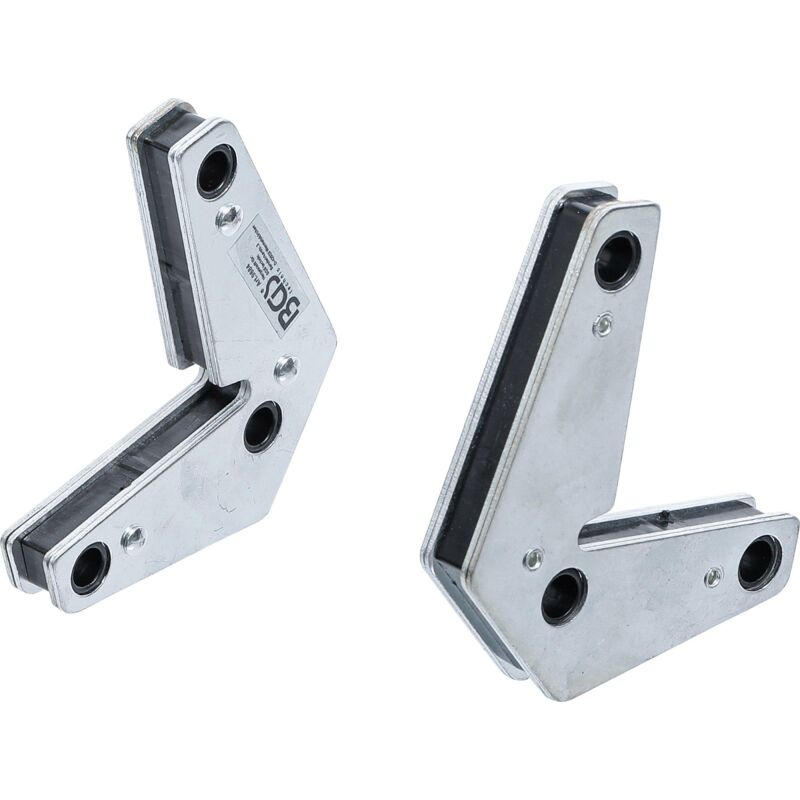 Jeu de supports magnétiques puissants forme en l 2 pièces bgs 9684