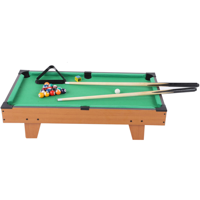Jeu de table de billard, table de jeux de jeux portables jeu extérieur intérieur, jeu de snooker de table de soulagement de stress pour enfants et
