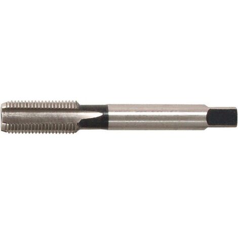 Jeu de tarauds à main pour filetage de tuyau, 2 pièces, Filetage G 1/8 pouces, Filets par 28 pouces, Ø filetage 9,728 mm, Long. totale : 63 mm