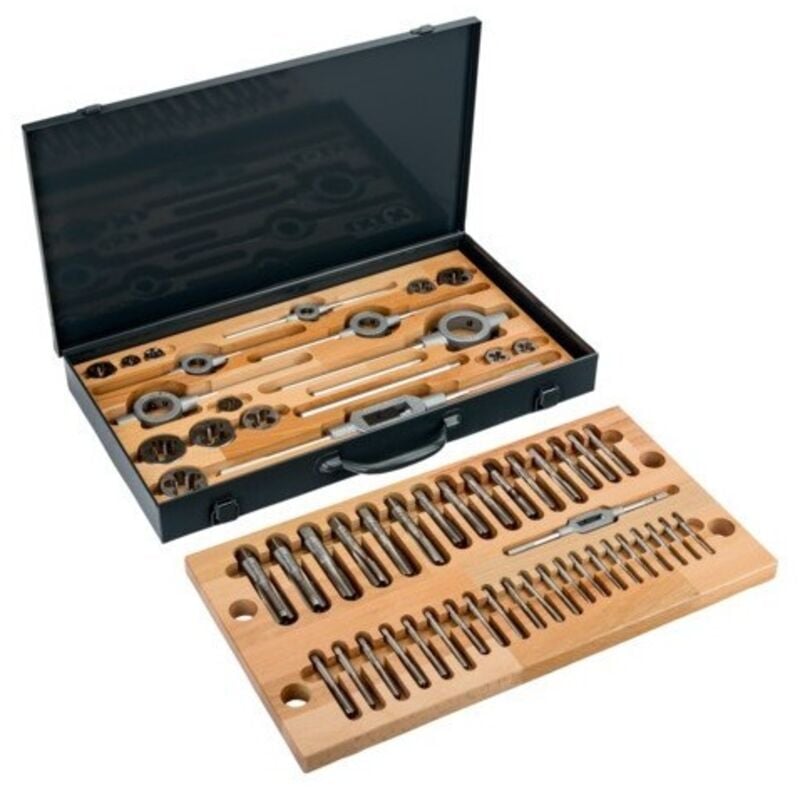 BAHCO - Jeu de tarauds et filières M5-M20 - 55 pcs