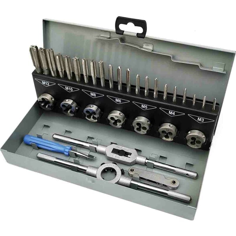 Rs Pro - Jeu de tarauds et filières 32 pièces, hss ( Prix pour 1 Jeu )