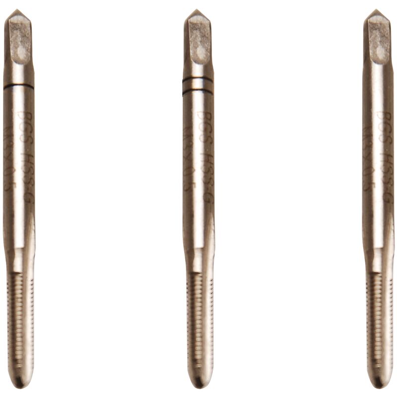 Bgs Technic - jeu de tarauds pré-taraud et filière hss-g M3 x 0,5 3 pièces bgs 930