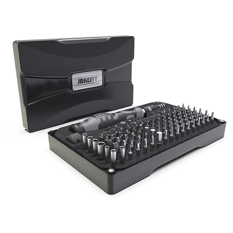 Jeu de Tournevis 106 en 1 - Embouts Phillips Torx avec Tuyau Universel, Outil de Réparation Domestique