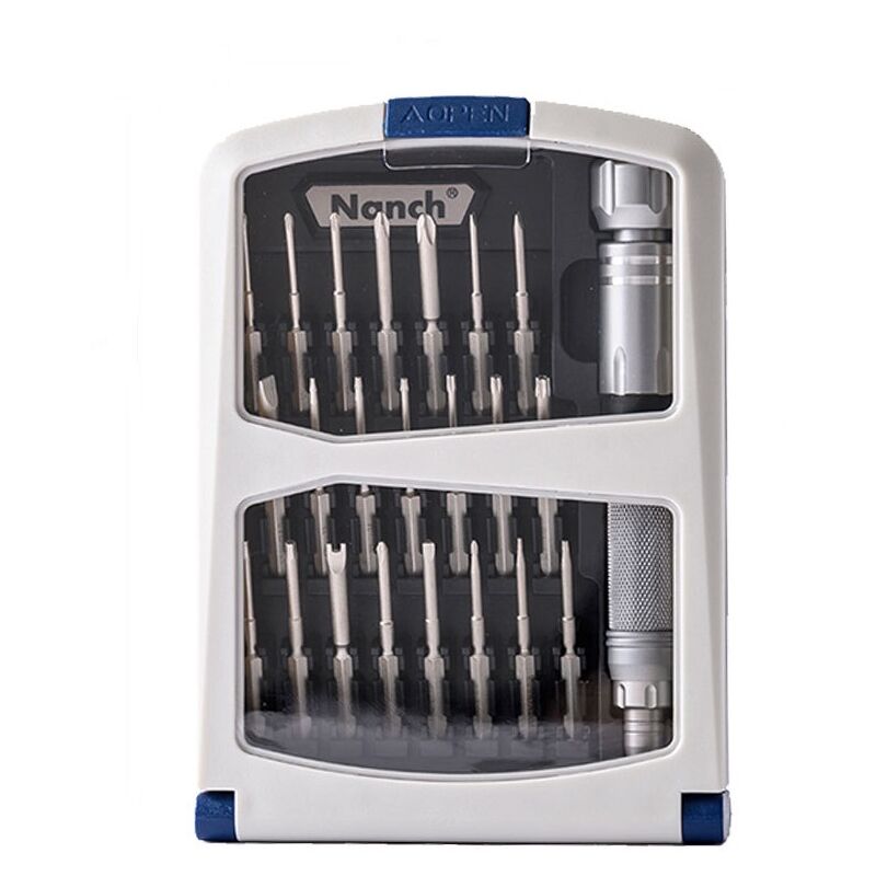 Aougo - Jeu de Tournevis 23-Pièce Embouts de Tournevis Magnétiques Ensemble D'Outils Pour Téléphone Portable Smartphone Tablet Laptop Watches Verres