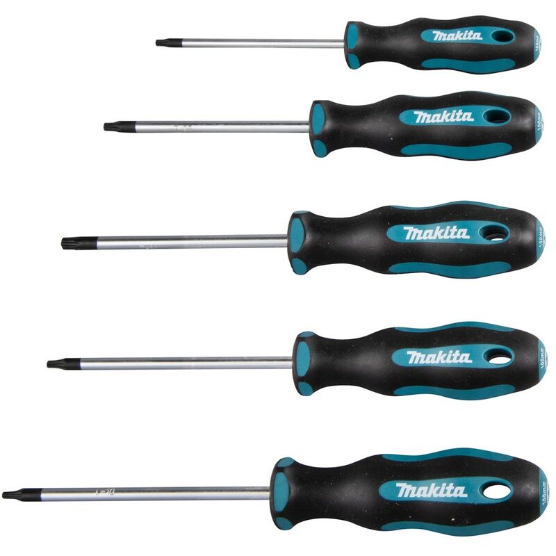 Makita - Jeu de 5 tournevis torx E-10534