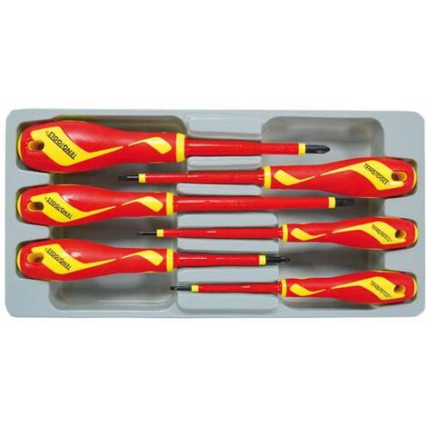 Jeu de tournevis, 6 pièces, 1000V, TT-MV PLUS  TENGTOOLS MDV906N 178200309