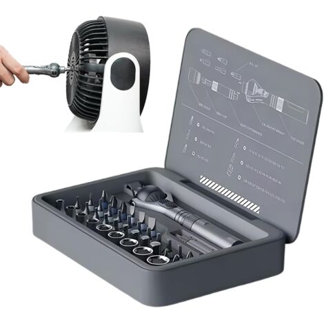 Jeu De Tournevis Aimanté À Cliquet Set Multifonction 40 en 1 avec