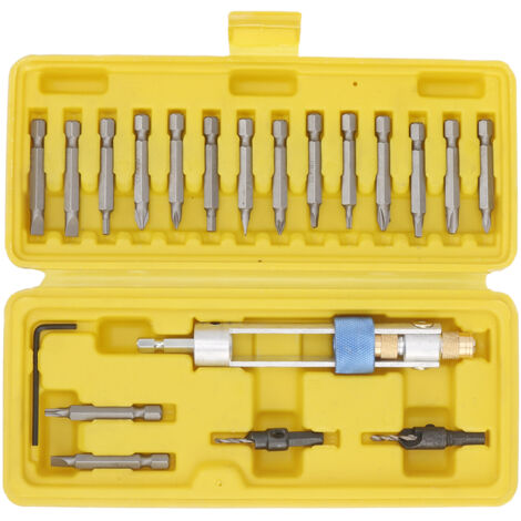 Jeu de Tournevis avec Embouts en Acier Rapide pour Vis Cruciformes/à Fente, Outil de Quincaillerie