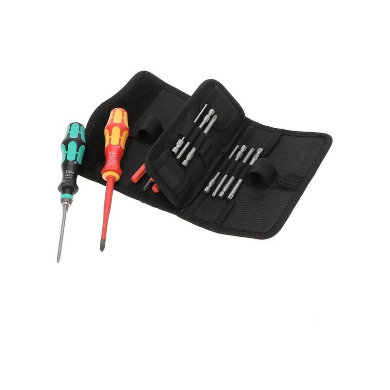 Wera - Jeu de tournevis avec lames interchangeables vde et embouts