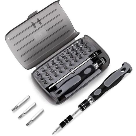 Jeu de tournevis de précision 32 en 1 - Jeu de mini tournevis magnétiques Kit de réparation électronique bricolage, outils informatiques pour PC, MacBook, iPhone, lunettes, montres, smar