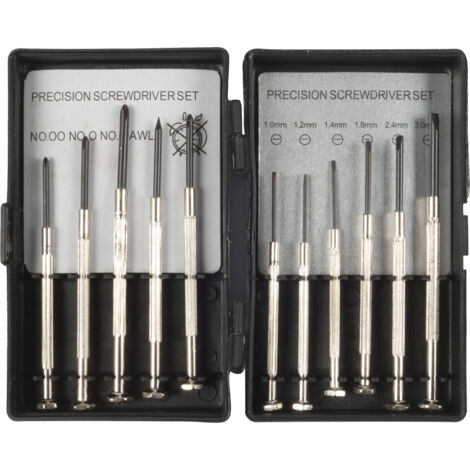 Jeu de tournevis de précision KINZO, 11 pièces