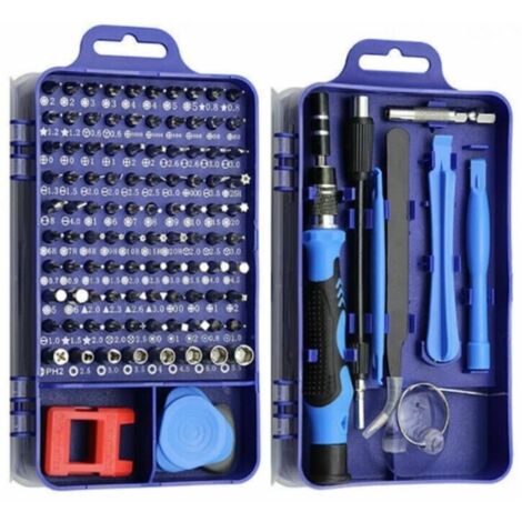 Jeu de tournevis de précision magnétique 115-en-1 - Outils de Réparation Portable