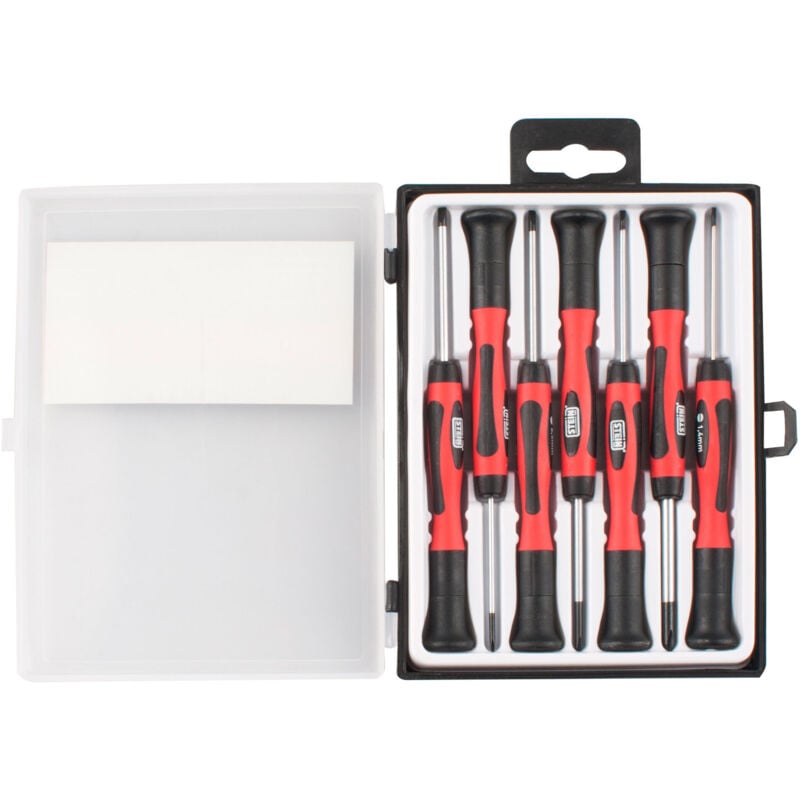 Alfa Dyser - Jeu de tournevis de précision mixte Stein 7 pièces