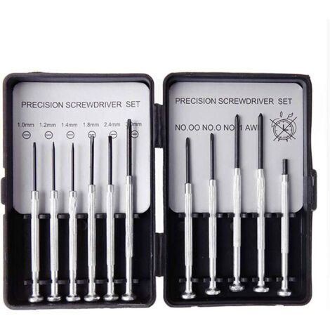 Jeu de tournevis de précision pour les réparations électroniques sur ordinateurs portables, ordinateurs, tablettes, lunettes, montres et autres appareils.