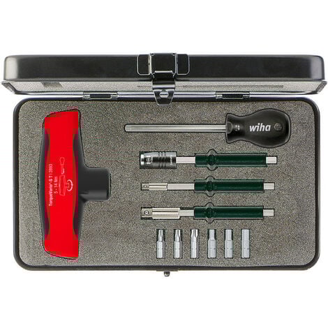 JEU DE TOURNEVIS DYNAMOMETRIQUE A MANCHE EN T TORQUEVARIO ST+ 29234